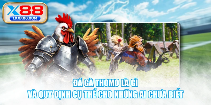 Đá Gà Thomo Là Gì Và Quy Định Cụ Thể Cho Những Ai Chưa Biết